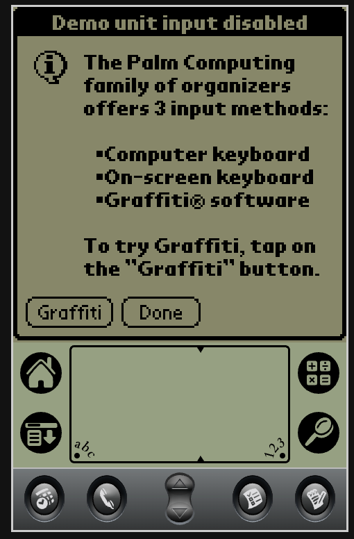 Palm IIIx In-Store Demo