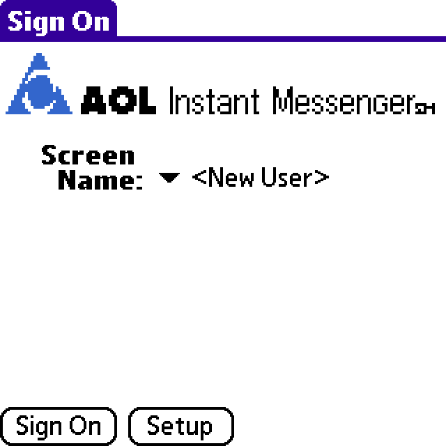 AIM for Palm OS