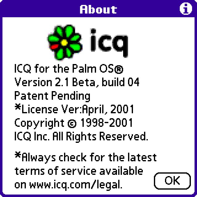 ICQ for Palm OS