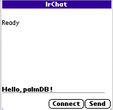 IR Chat for Palm Psion WIndows CE