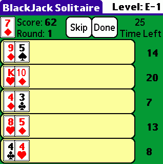 BlackJack Solitaire