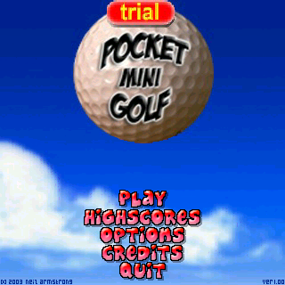 Pocket mini golf
