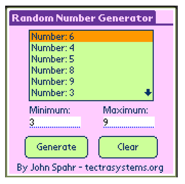 Random Number Generator