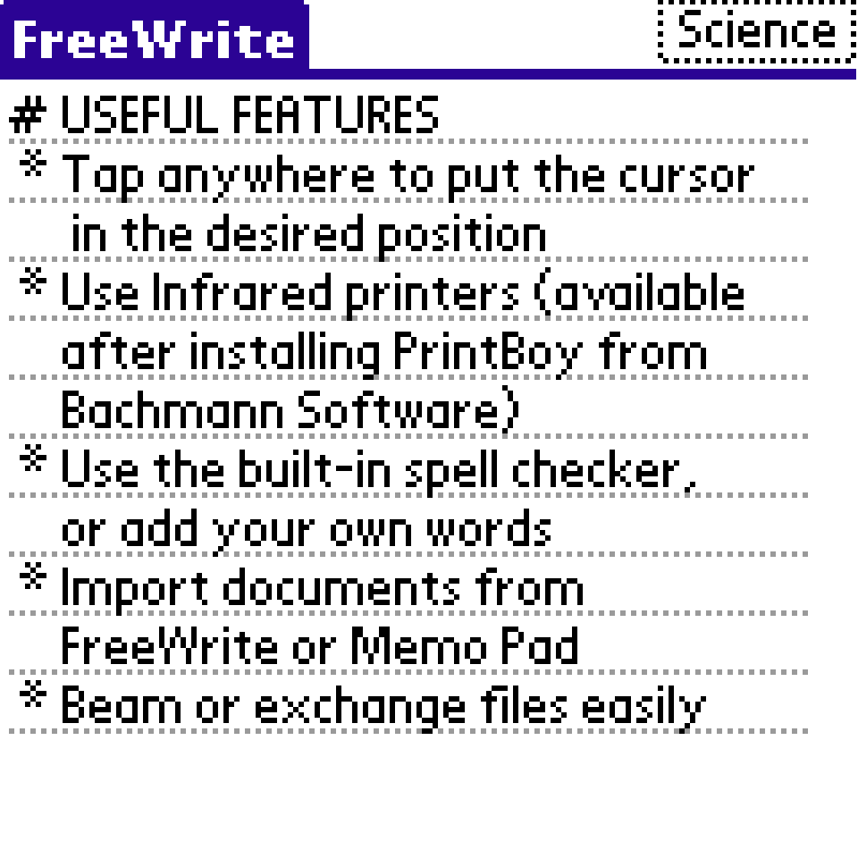 FreeWrite (formerly WriteHere)