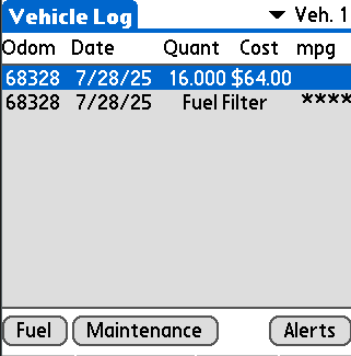 VehicleLog