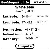 GeoMagnetic Info