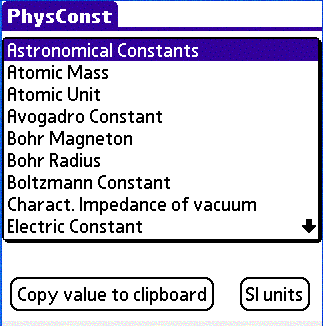 PhysConst
