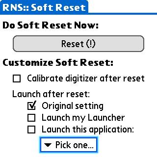 Soft Reset