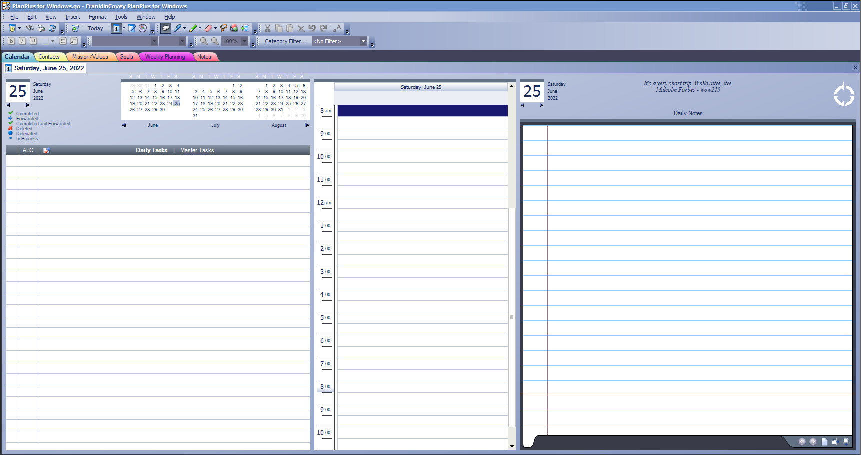 Franklin Covey Plan Plus
