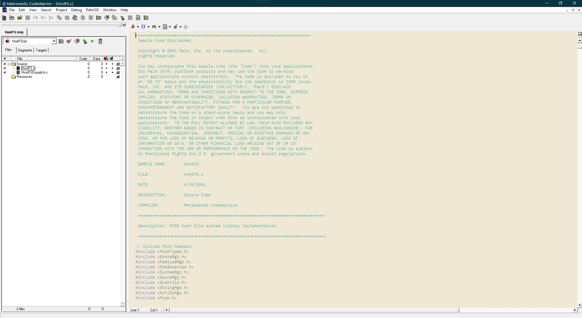 Metrowerks Codewarrior