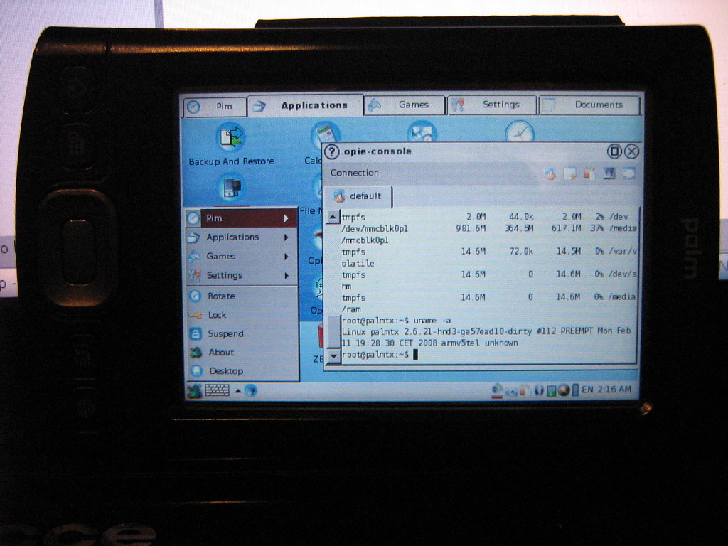 Palm Linux